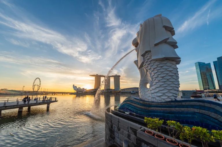 Merlion Park i Singapore