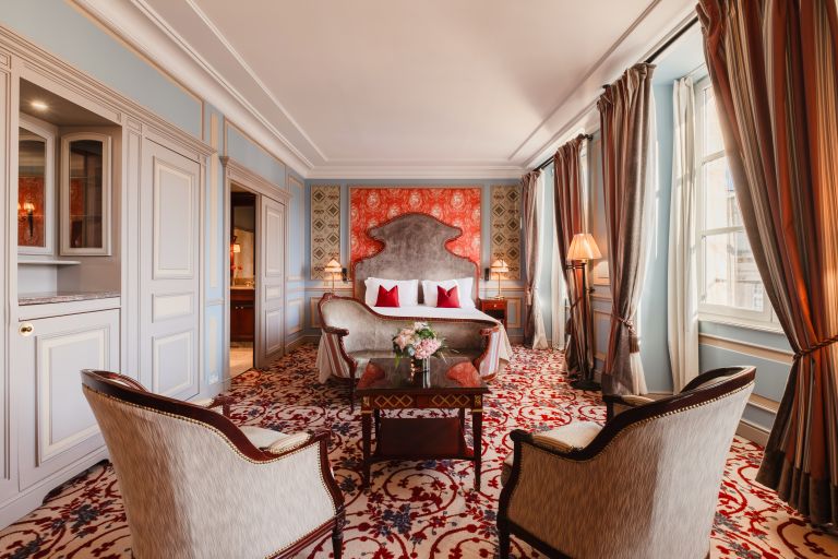 Junior Suite på Le Grand Hotel Bordeaux, Frankrig
