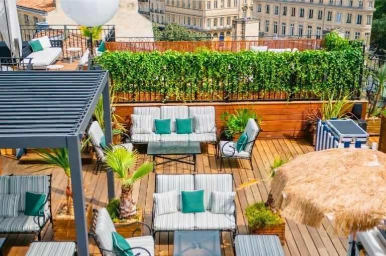Rooftop på Le Grand Hotel Bordeaux, Frankrig