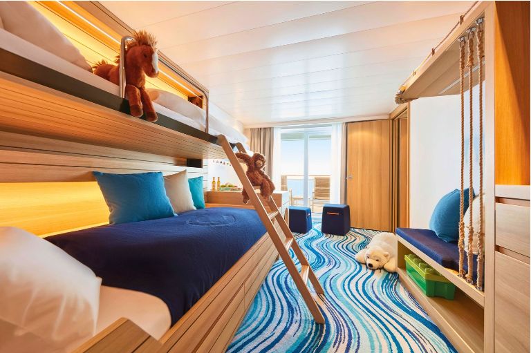 Family Appartmen ombord på Europa 2 fra Hapag-Lloyd Cruises