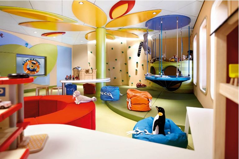 Kids Club ombord på Europa 2 fra Hapag-Lloyd Cruises