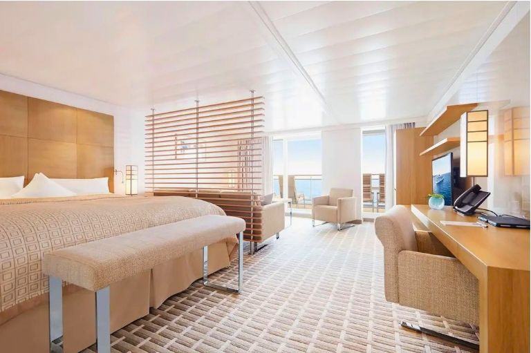 Penthouse Suite ombord på Europa 2, Hapag-Lloyd Cruises