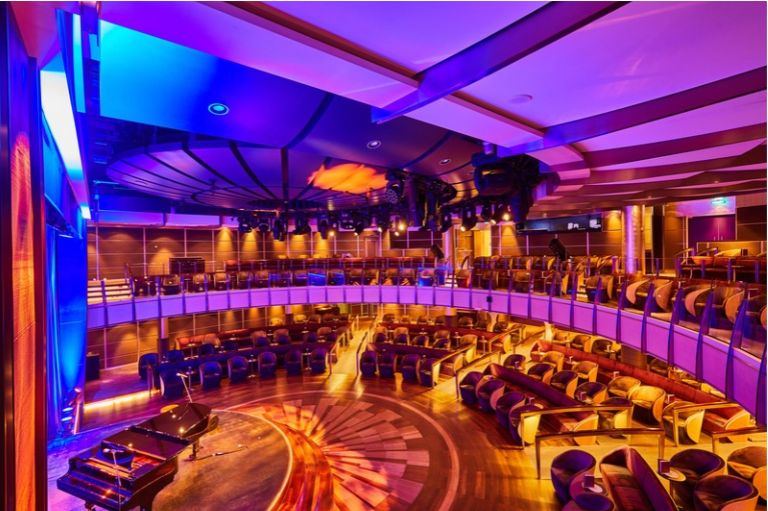 Teatret ombord på Europa 2 fra Hapag-Lloyd Cruises