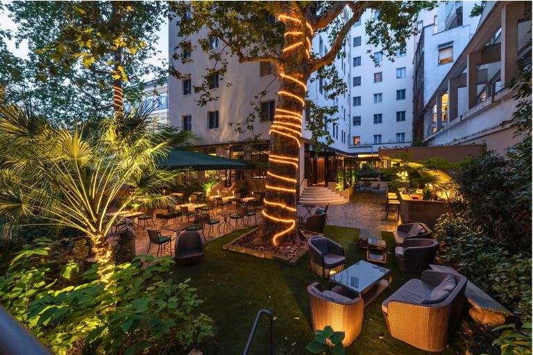 Manin Garden, Hotel Manin, Milano, Italien