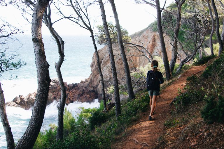 Kyststien Cami de Ronda på Costa Brava, Spanien