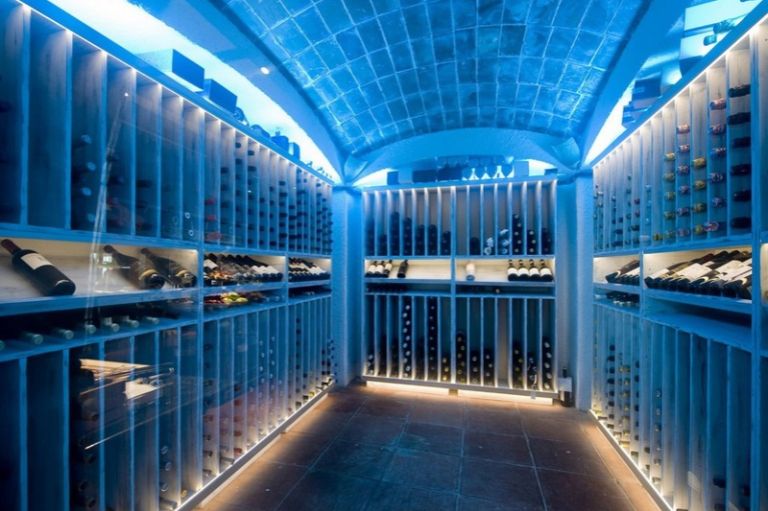 Vinkælderen på Hotel Cala del Pi, Spanien