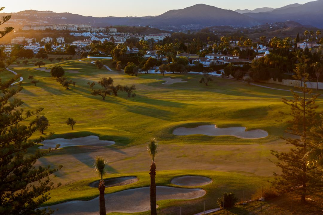 Golfbanen op til La Zambra Resort, Spanien Golfbanen op til La Zambra Resort, Spanien