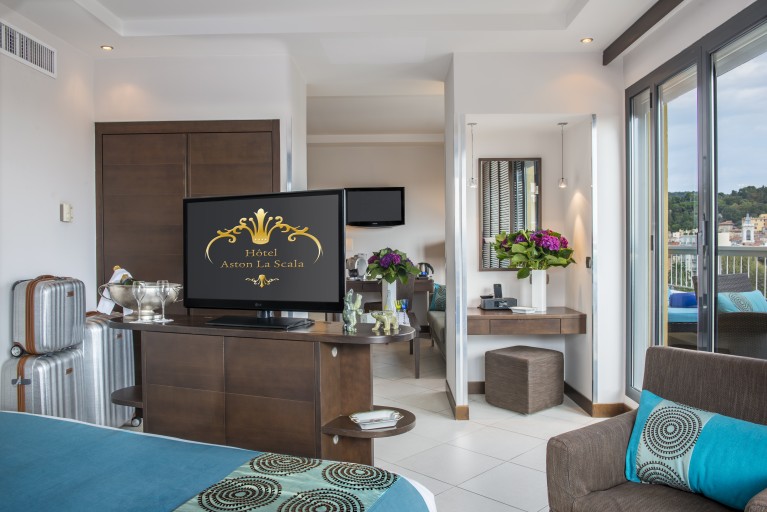Suite Penthouse, Hotel Aston La Scala, Nice, Frankrig