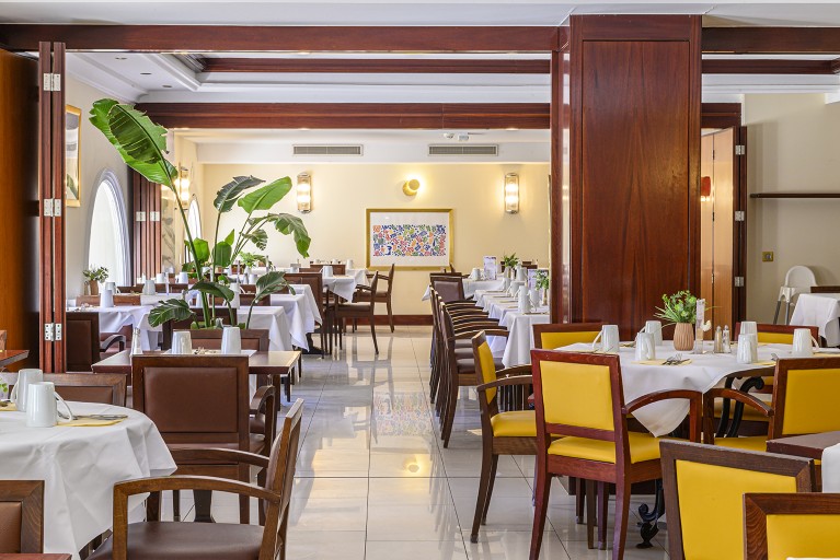 Morgenmadsrestaurant, Hotel Aston La Scala, Nice, Frankrig