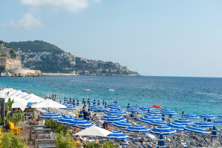 Strand i Nice, Frankrig