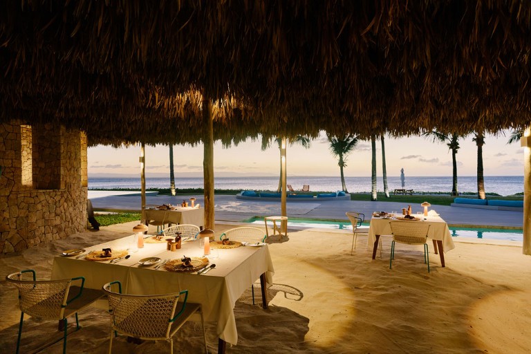 Restauranten på Miavana, Madagaskar