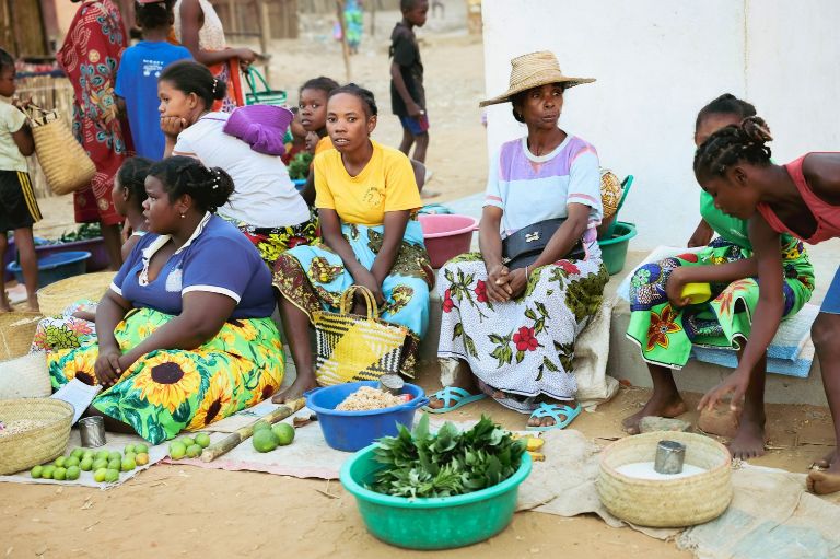 Lokalt marked på Madagaskar