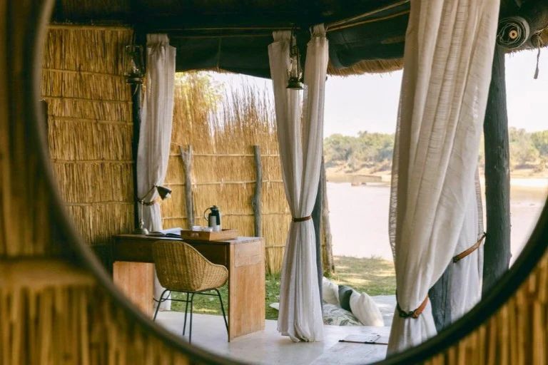 Udsigt fra værelset på Time + Tide Mchenja, Zambia, Afrika